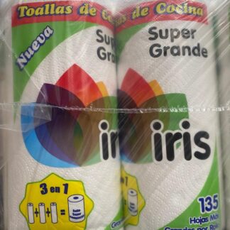 937 Papel Toalla Iris 3 en1 135h 12/1